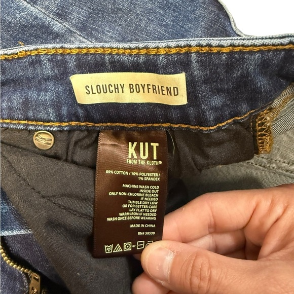 Kut From The Kloth Slouchy Boyfriend Jeans – Size 8 - Picture 2 of 11